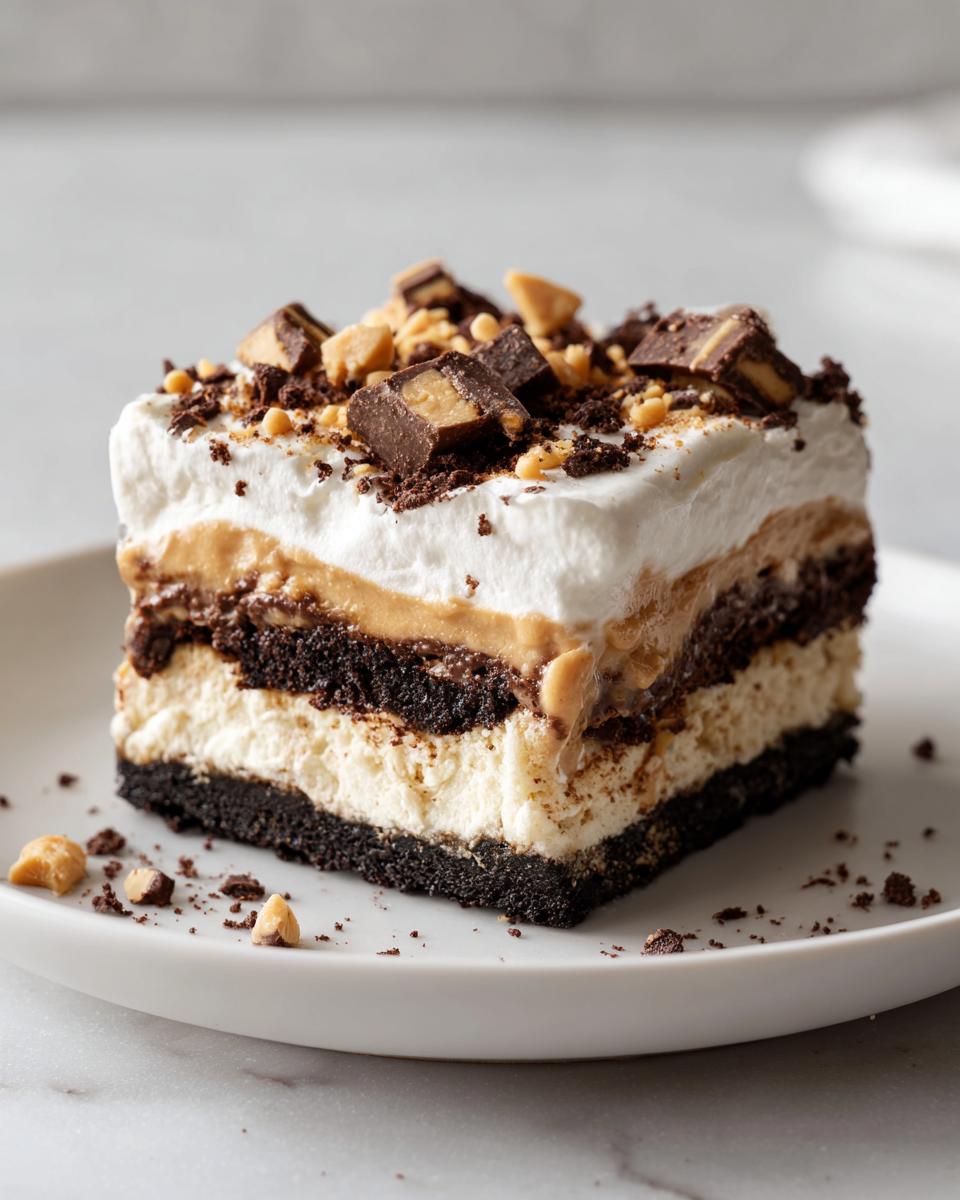 Peanut Butter Chocolate Lasagna - detail 1