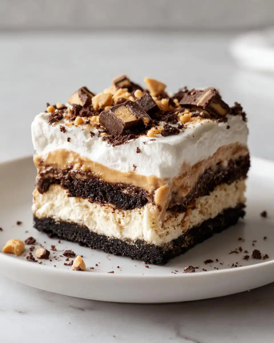 Peanut Butter Chocolate Lasagna - detail 1