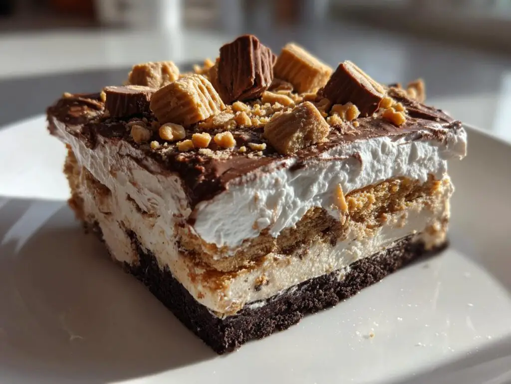 Peanut Butter Chocolate Lasagna