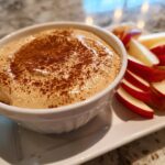 Peanut butter yogurt apple dip