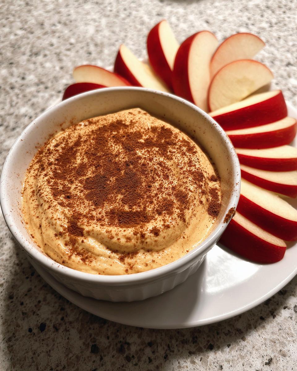 Peanut butter yogurt apple dip - detail 2