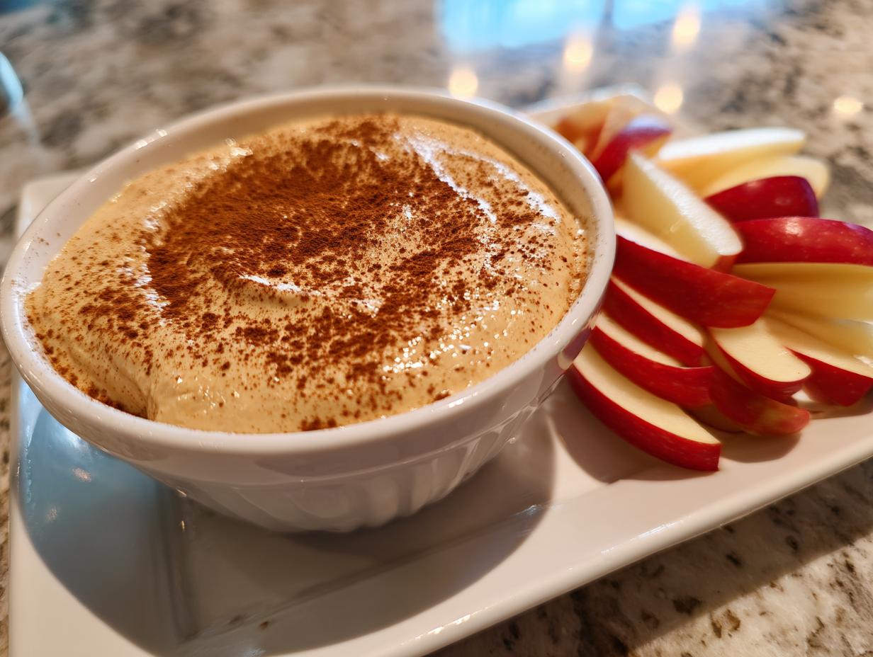 Amazing Peanut butter yogurt apple dip in 5 mins