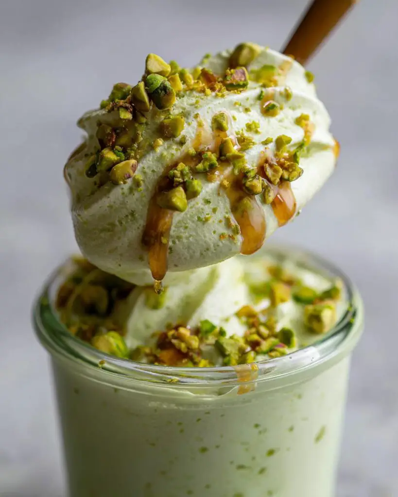 Pistachio yogurt fluff