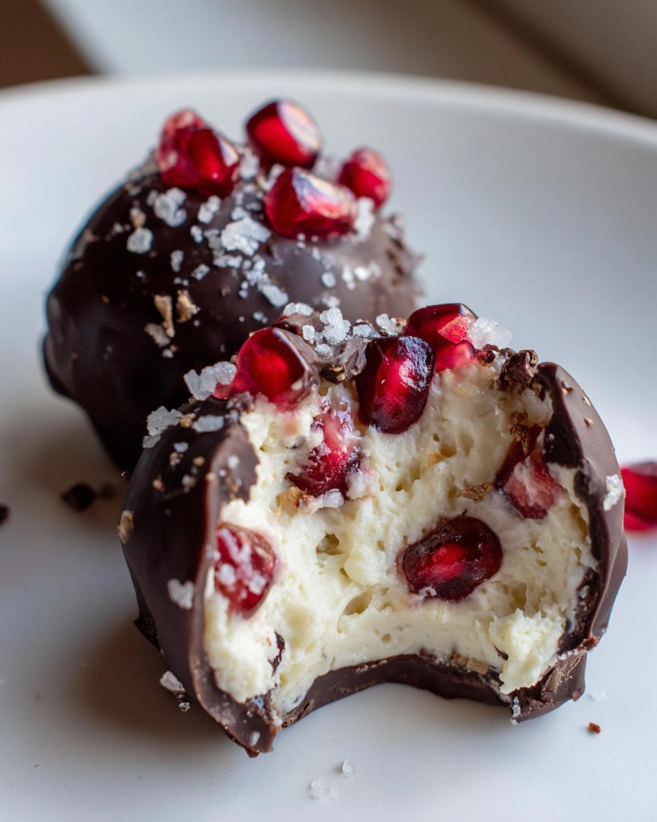 Pomegranate yogurt bites - detail 1