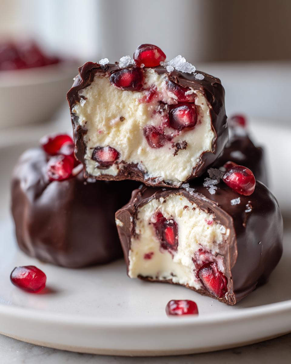 Pomegranate yogurt bites - detail 2