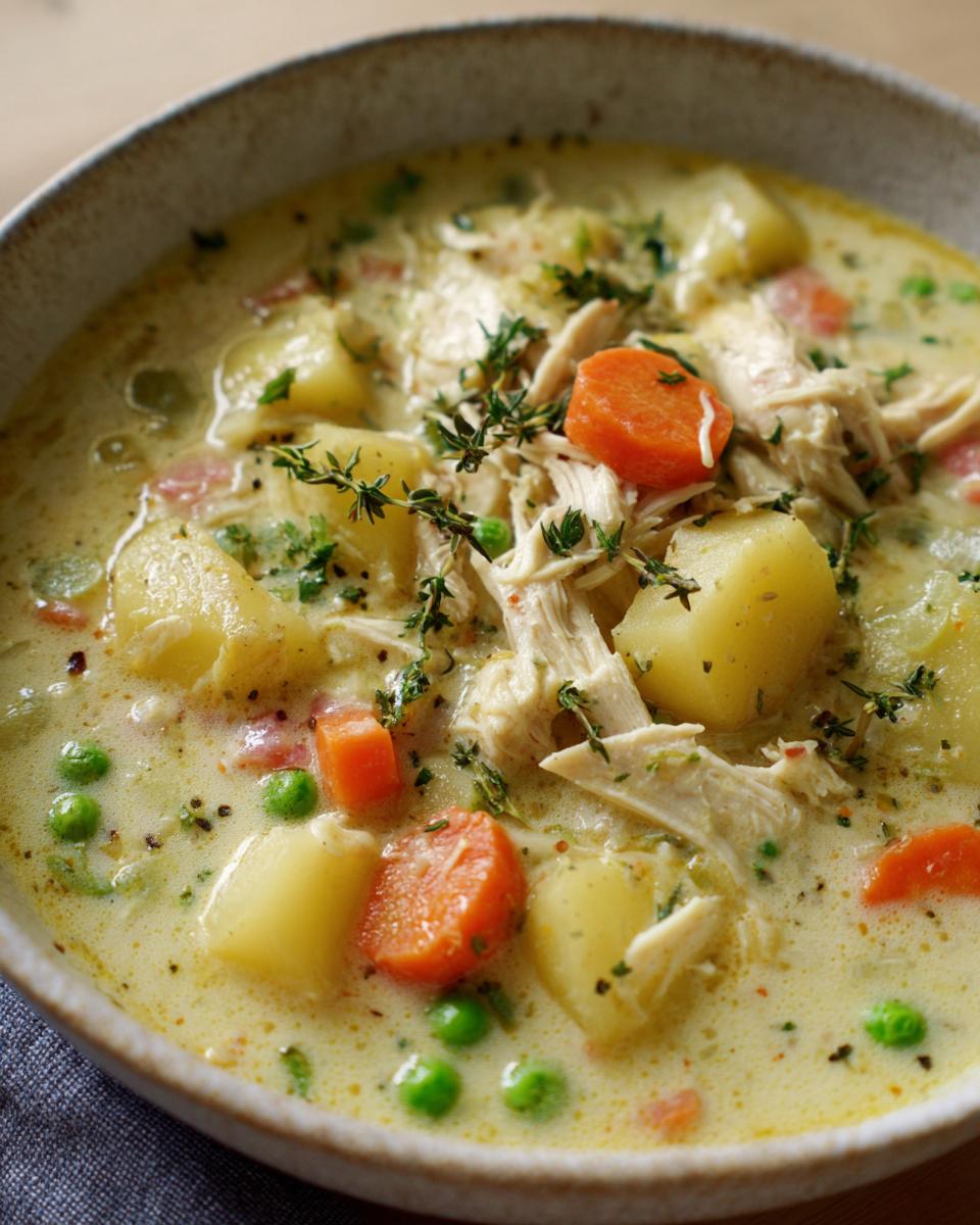 Pot Pie Soup - detail 2