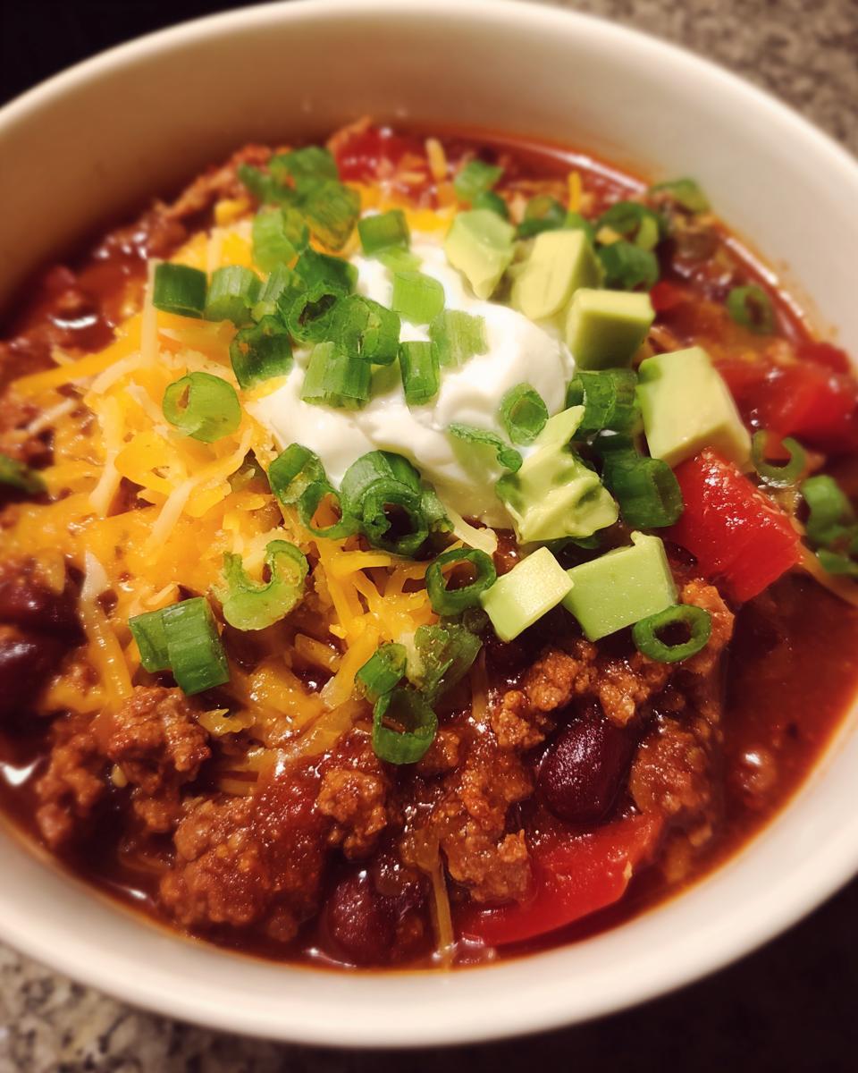 Quick Turkey Chili - detail 2