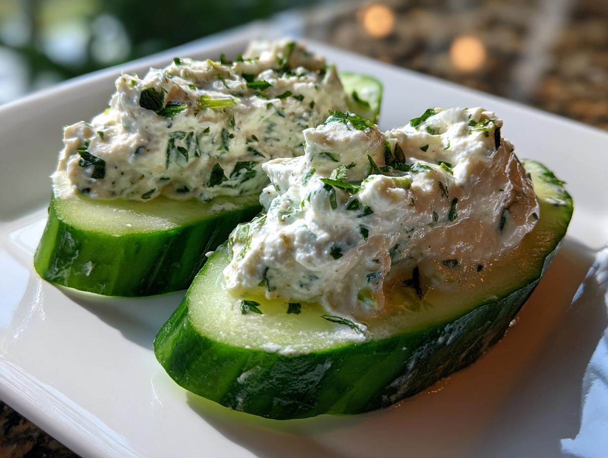 15 Minute Ranch Cucumber Rounds Crave