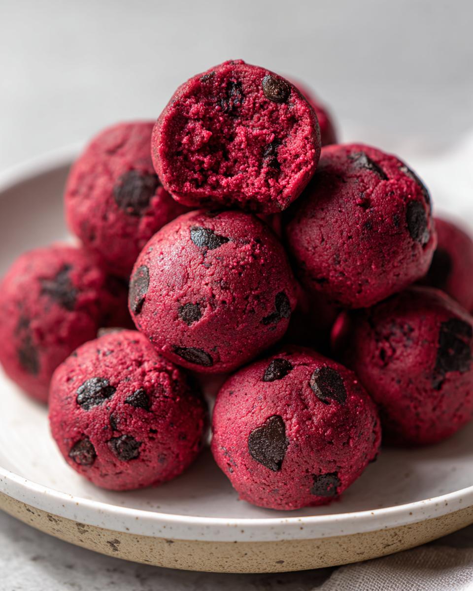 Red Velvet Cookie Dough Bites - detail 1