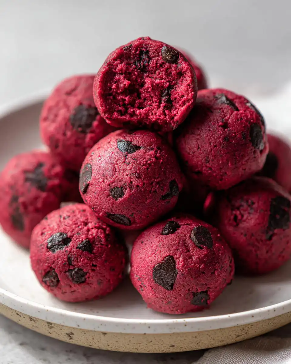 Red Velvet Cookie Dough Bites - detail 1