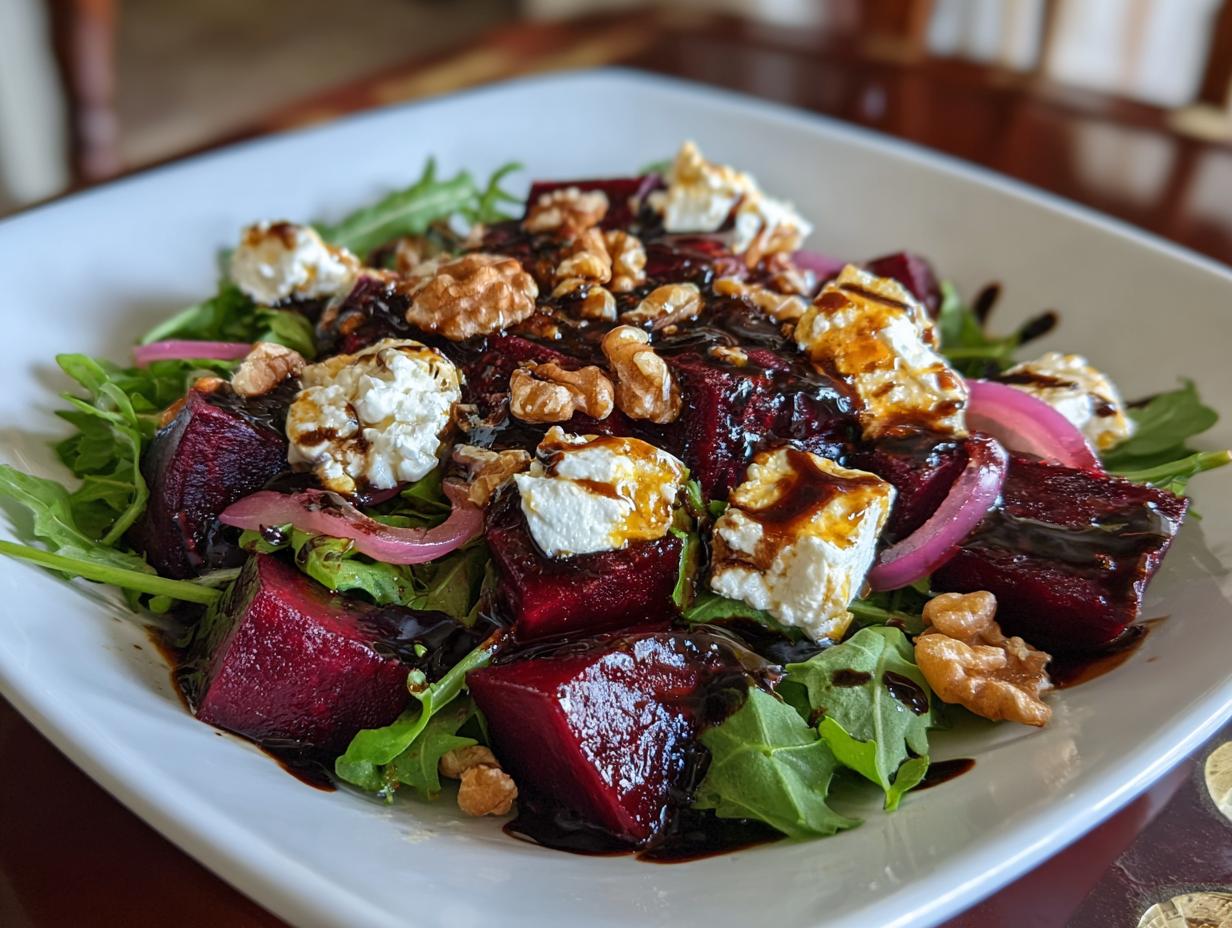 Amazing 240-calorie Roasted Beet Salad