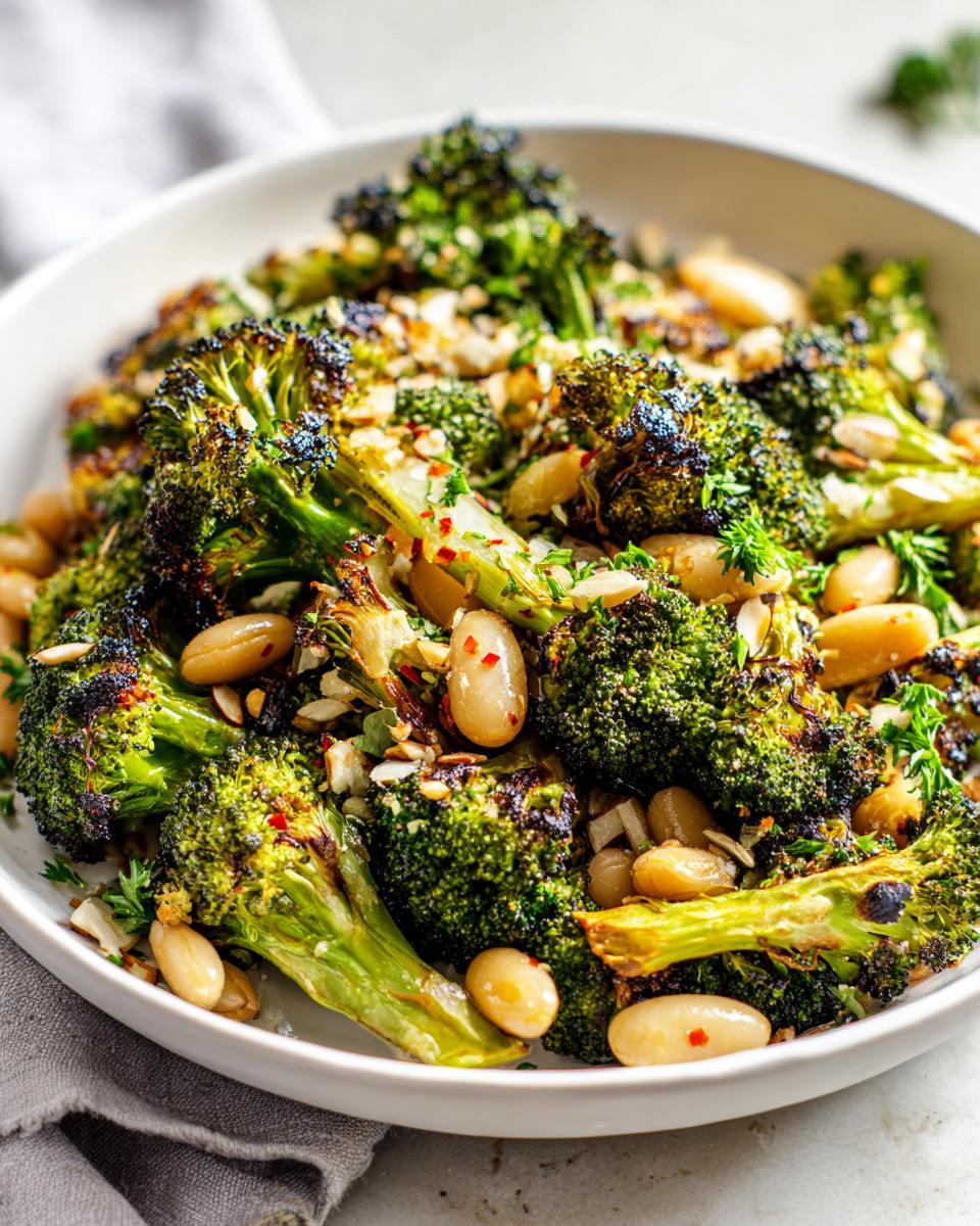 Roasted Broccoli and White Beans Sheet Pan - detail 1
