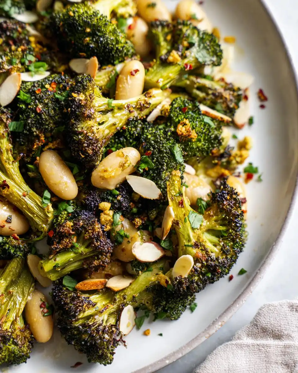 Roasted Broccoli and White Beans Sheet Pan - detail 2