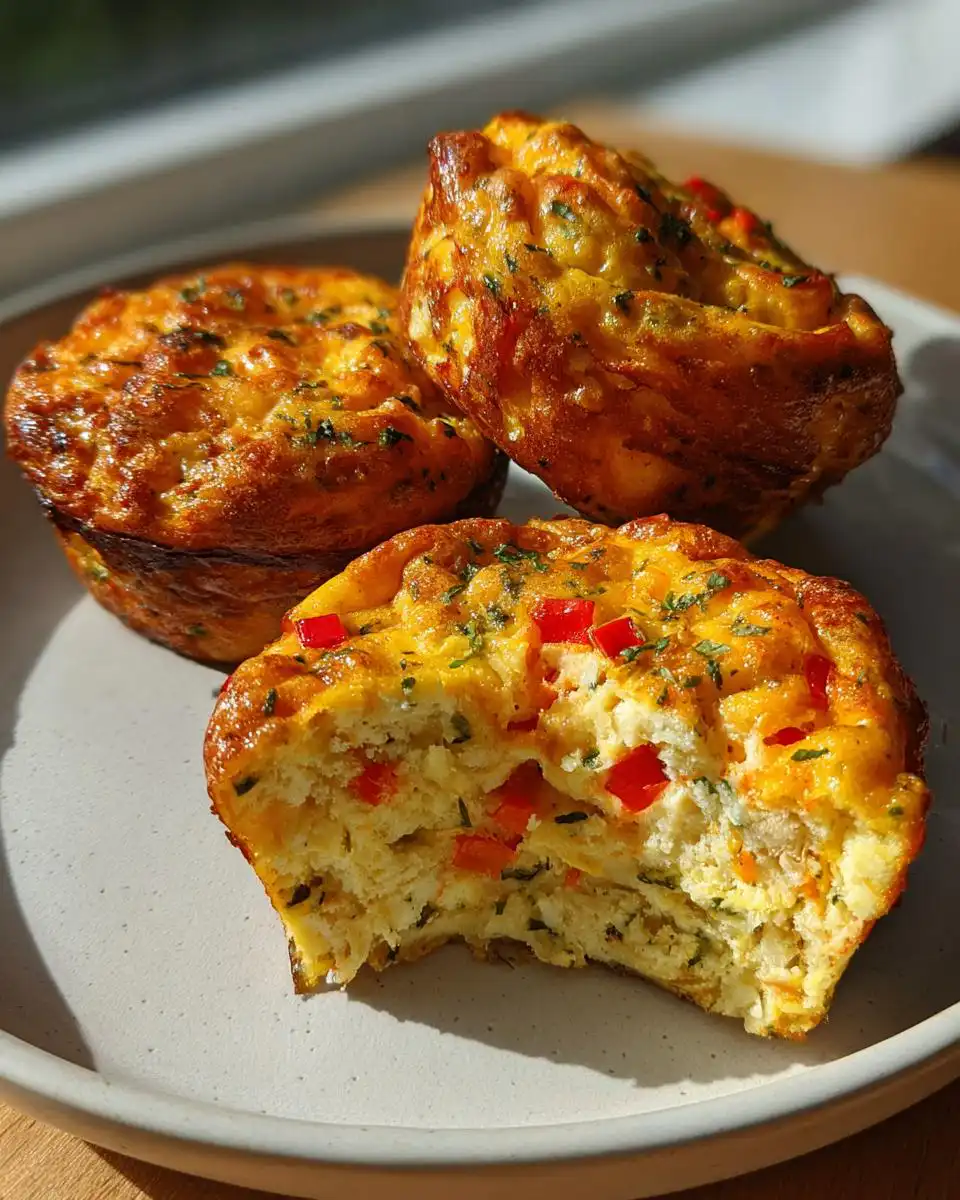Savory Cottage Cheese Breakfast Muffins - detail 1