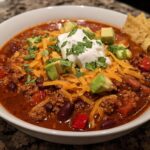Set and Forget Crockpot Turkey Chili
