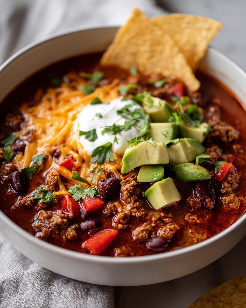 Set and Forget Crockpot Turkey Chili - detail 2