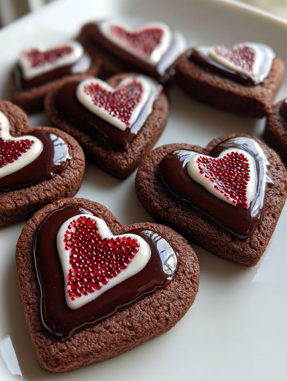 Simple Heart Cookies - detail 2
