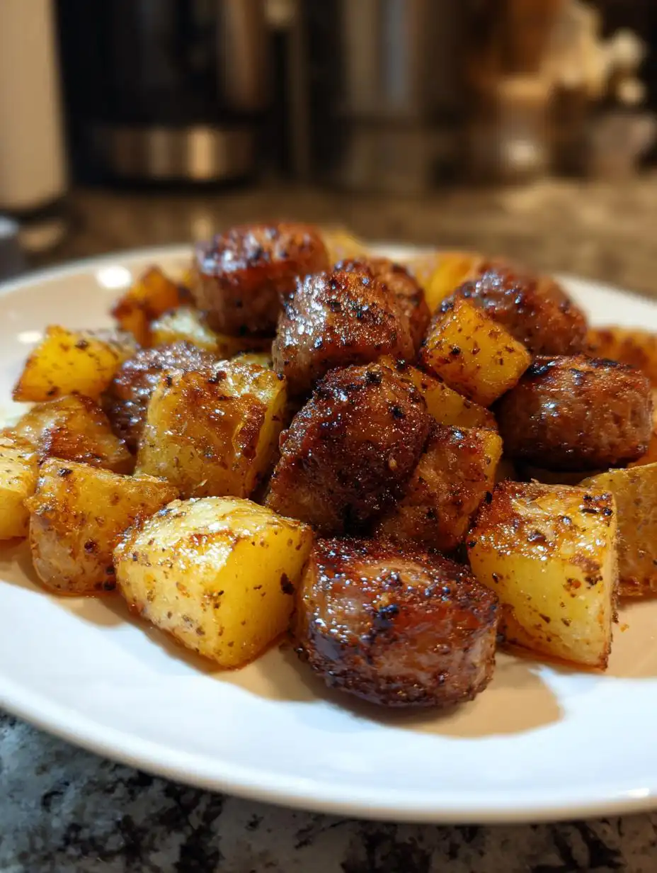 Simple Sausage and Potato Bake - detail 2