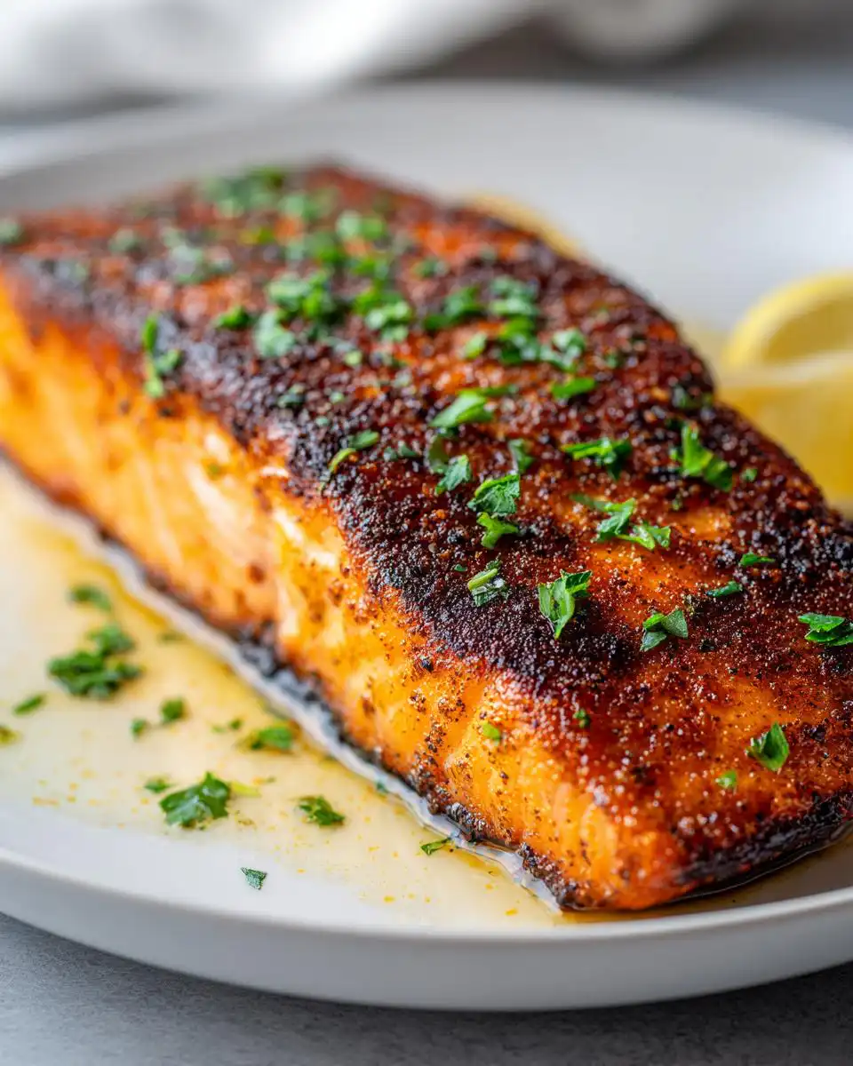 Simple pan-seared salmon - detail 1