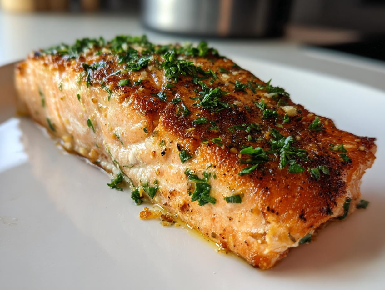 Perfect 4-minute Simple Pan-Seared Salmon