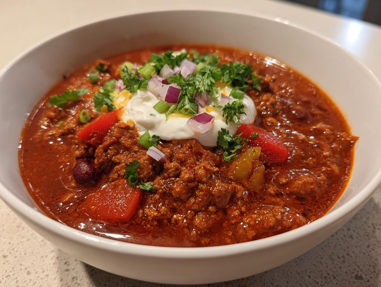 Stunning 240 Calorie Skinny Crockpot Turkey Chili