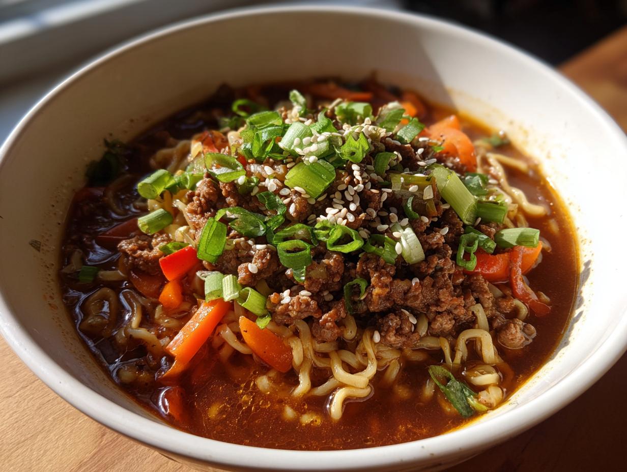Amazing Slow Cooker Beef Ramen Easy Recipe