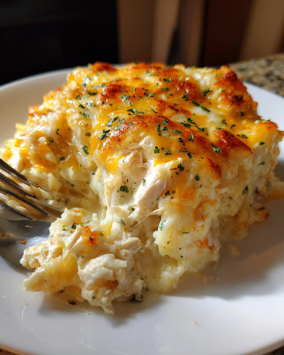 Slow Cooker Cheesy Chicken Hashbrown Casserole - detail 1
