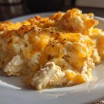 Slow Cooker Cheesy Chicken Hashbrown Casserole