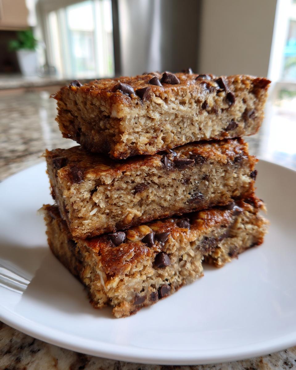 Soft Banana Oat Snack Bars Recipe - detail 2