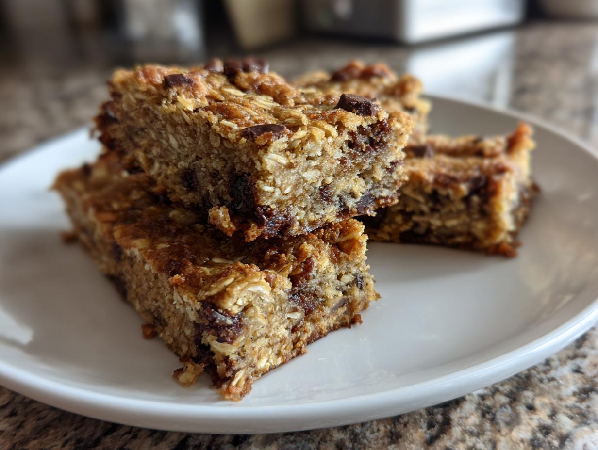 Divine 1-Bowl Soft Banana Oat Snack Bars Recipe