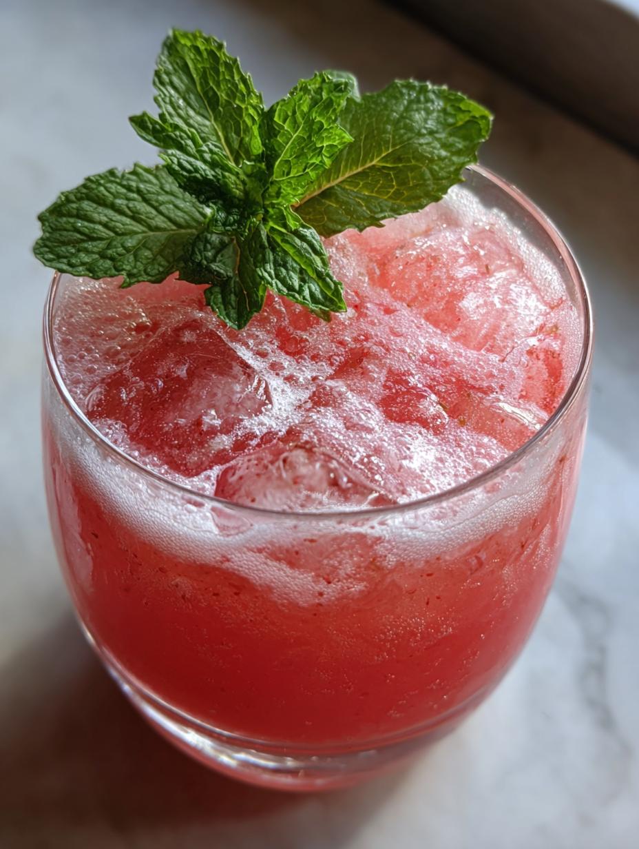 Strawberry Agua Fresca - detail 2