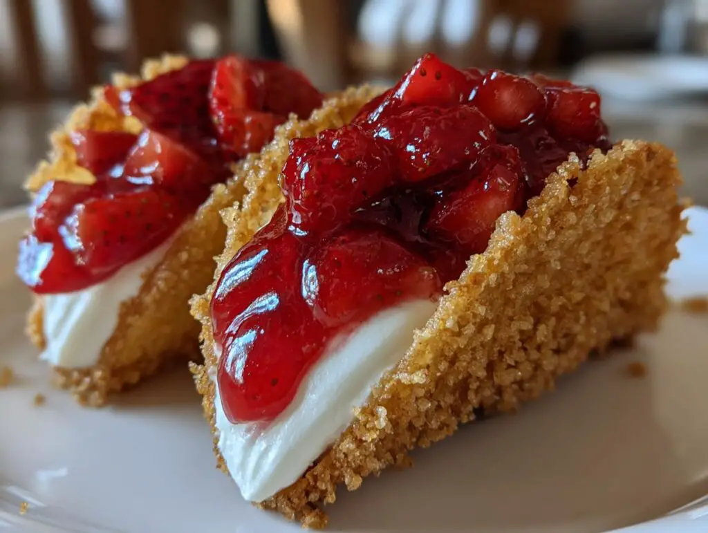 Strawberry Cheesecake Tacos