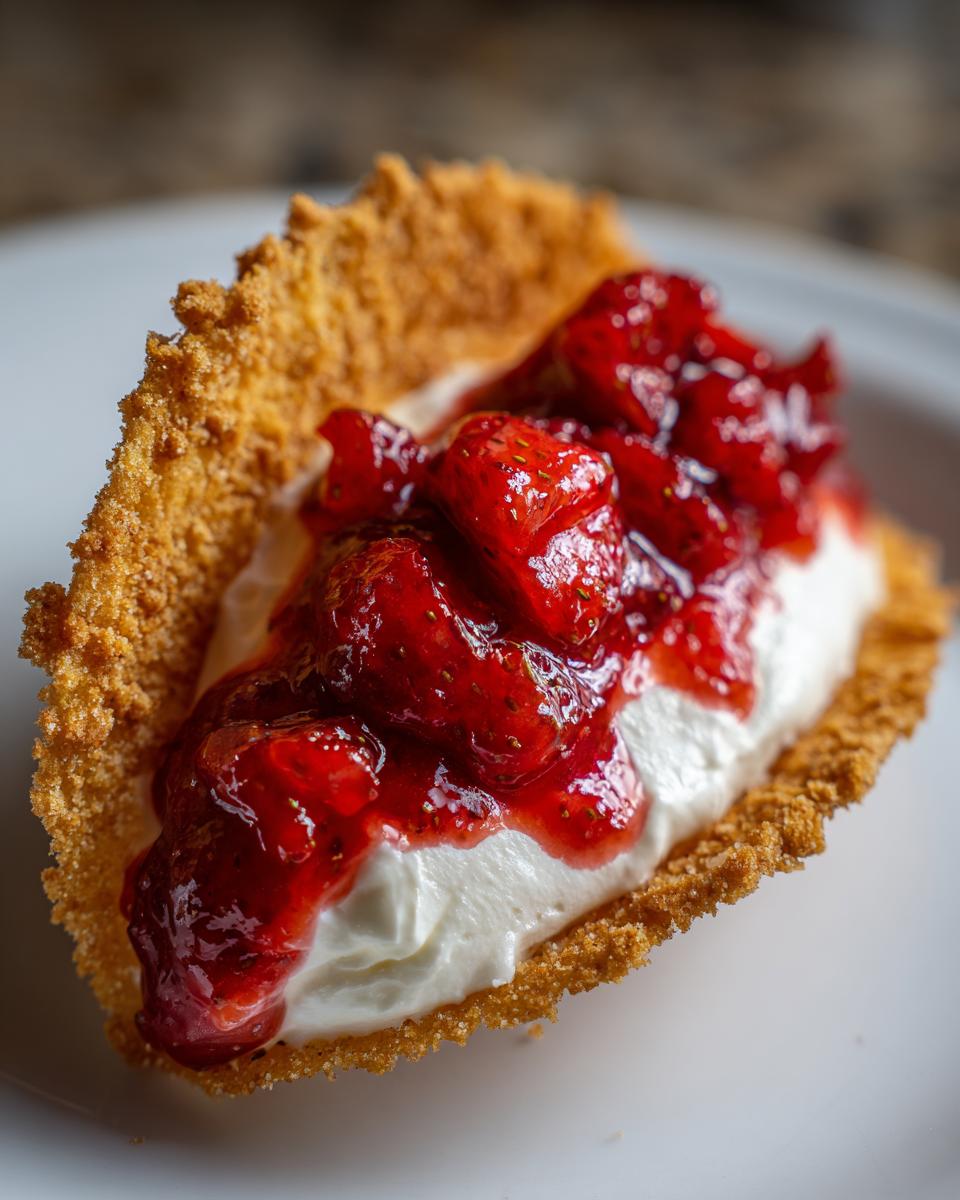 Strawberry Cheesecake Tacos - detail 2