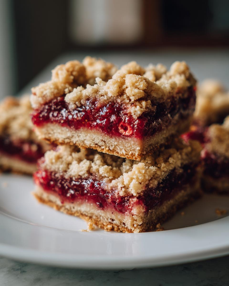 Strawberry Oat Crumble Bars - detail 1