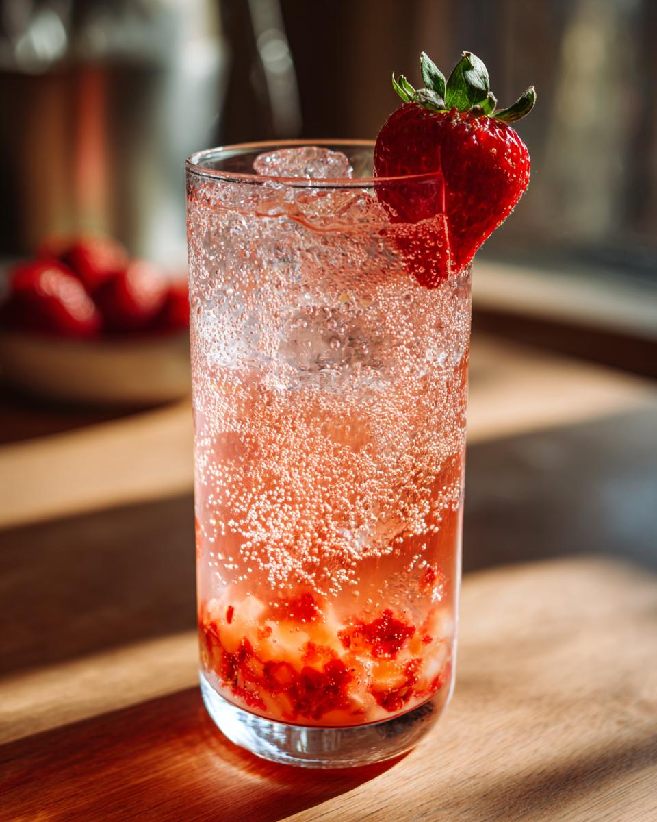 Strawberry Rose Fizz - detail 1