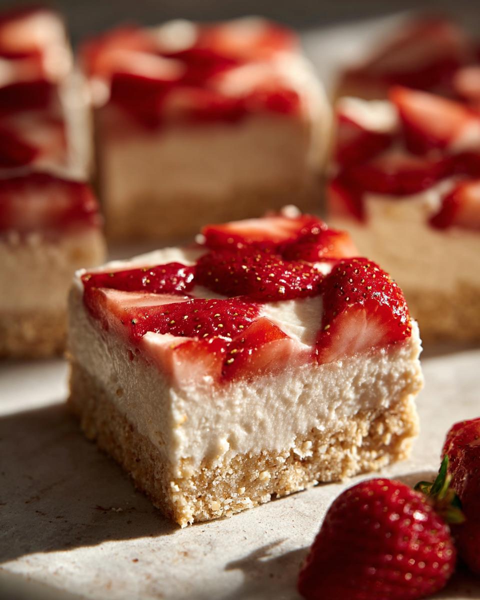 Strawberry Shortcake Bars - detail 1