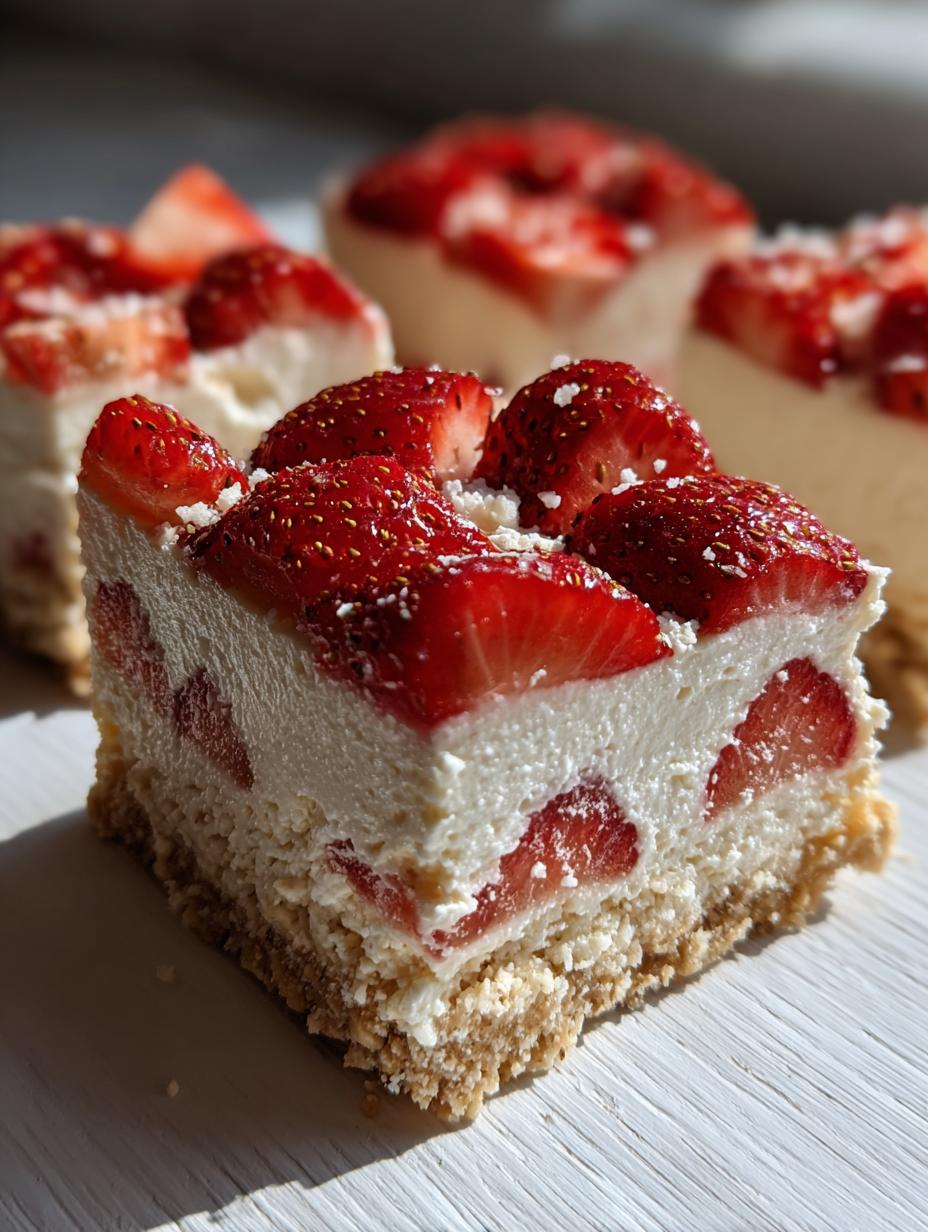 Strawberry Shortcake Bars - detail 2