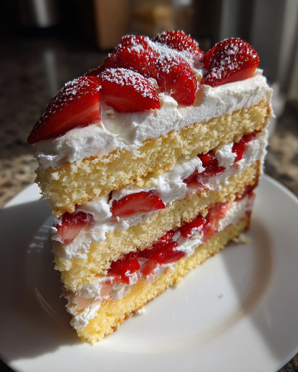 Strawberry Shortcake Layer Cake for Parties - detail 1