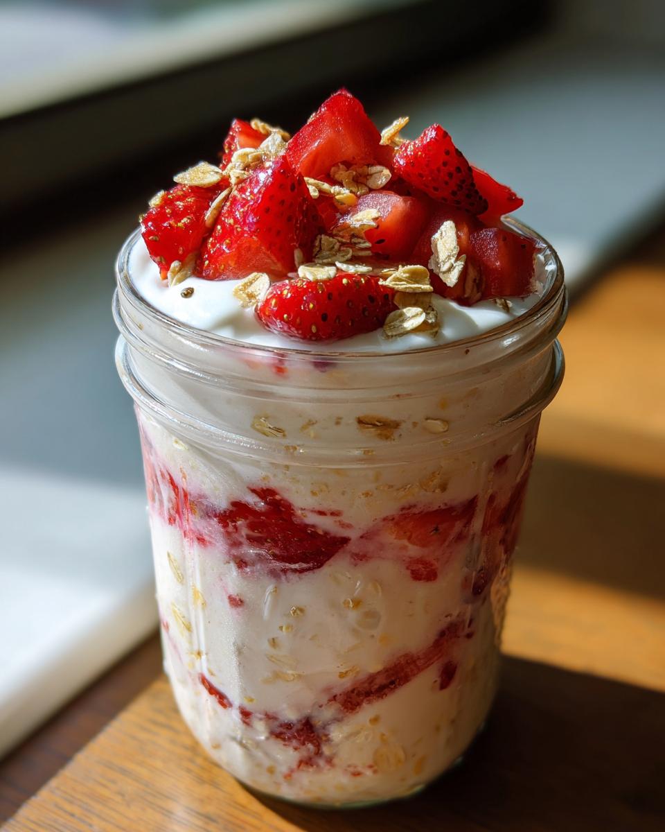 Strawberry Shortcake Overnight Oats - detail 2