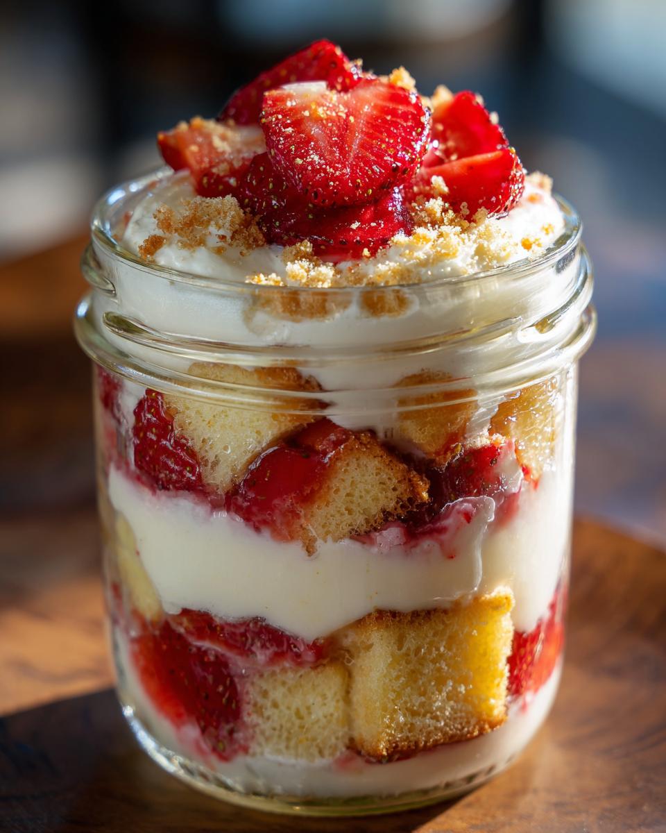 Strawberry Shortcake Trifle Cups - detail 1