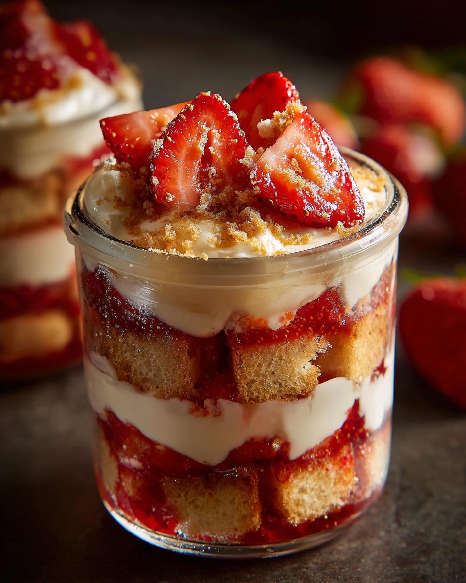 Strawberry Shortcake Trifle Cups - detail 2