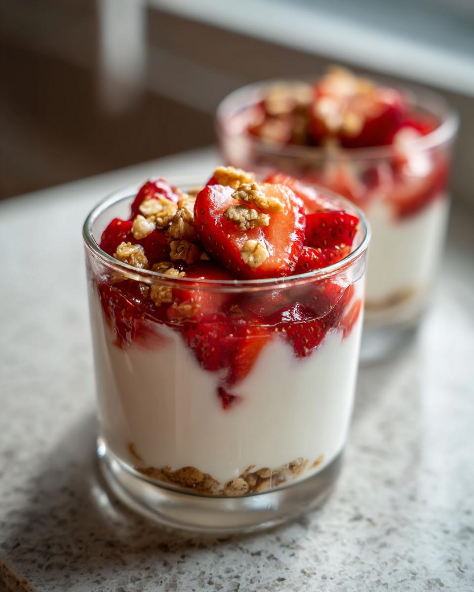 Strawberry Yogurt Dessert Cups - detail 1