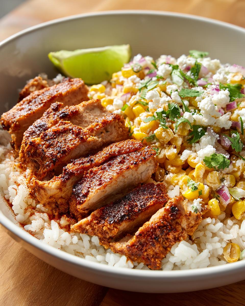 Street Corn Chicken Rice Bowl - detail 2
