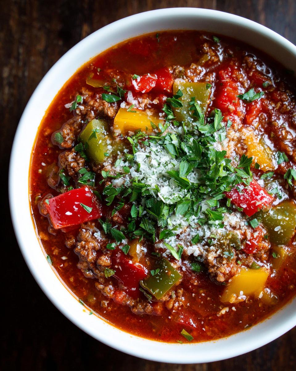 Stuffed Pepper Soup - detail 2