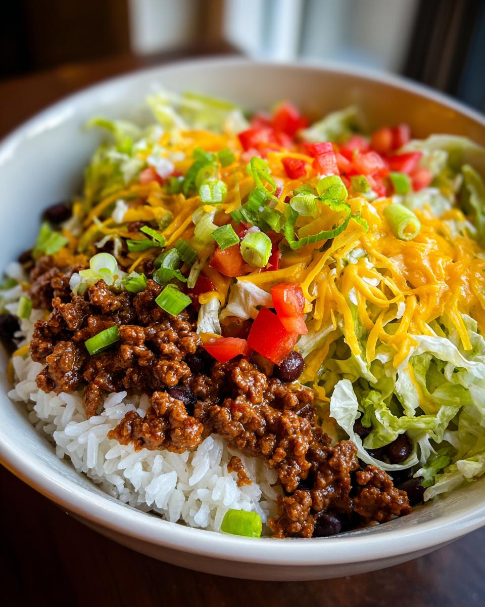 Taco Rice Bowl - detail 1