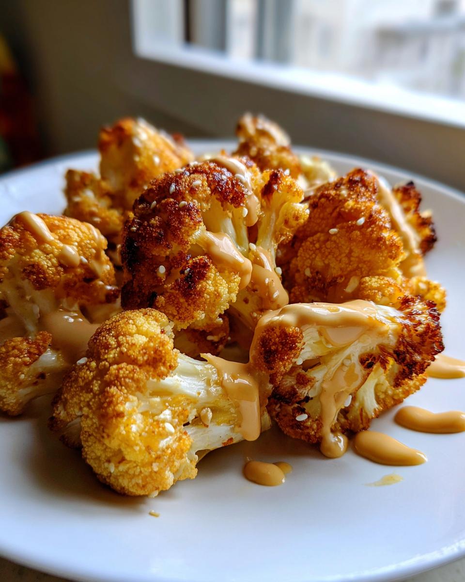 Tahini Honey Cauliflower - detail 1