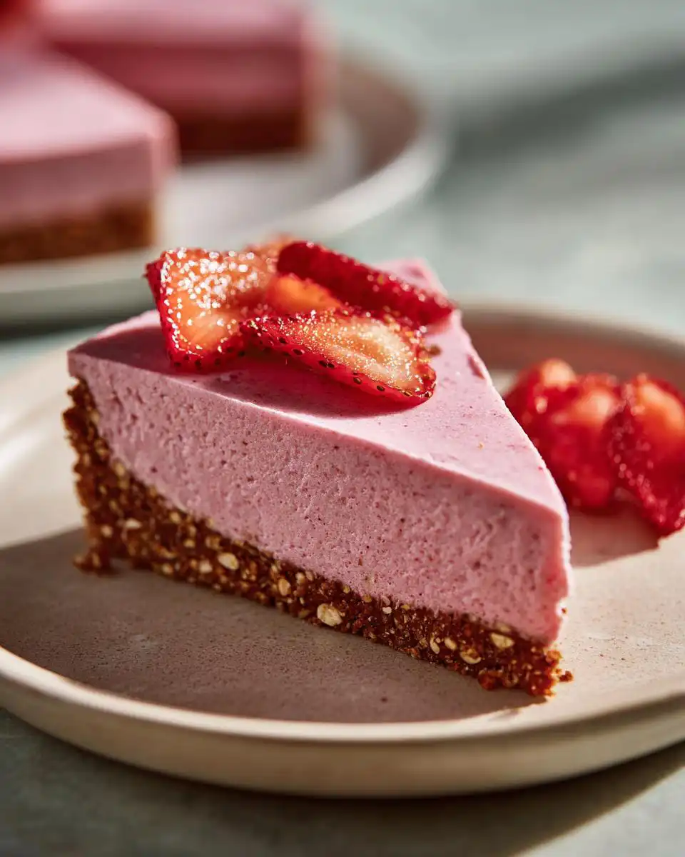 Vegan Strawberry Lemonade Tart - detail 2