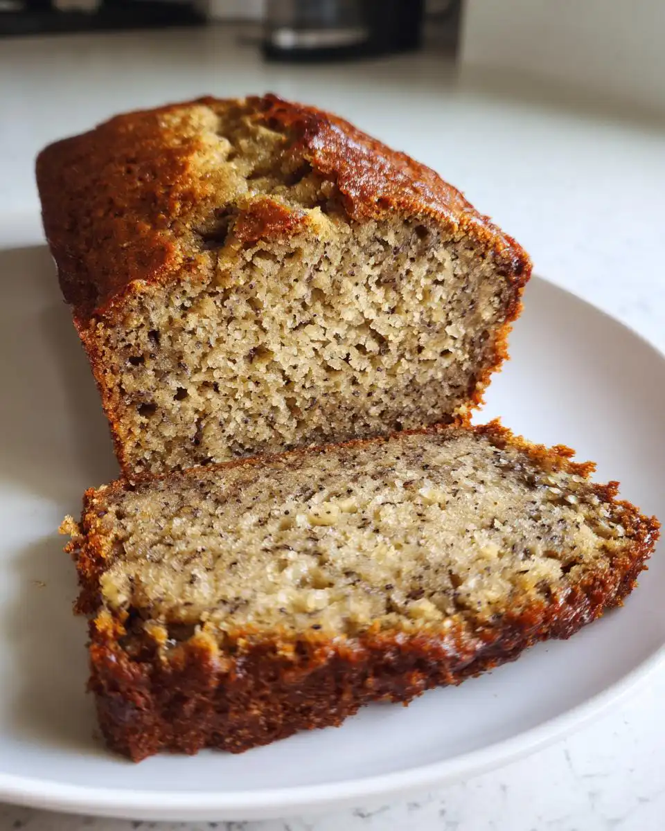 Vegan healthy banana bread - detail 1