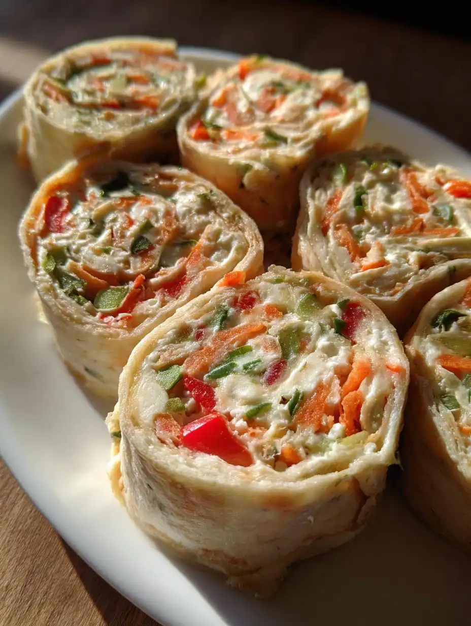 Veggie Tortilla Roll Ups - detail 1