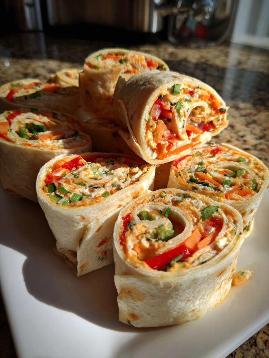 Veggie Tortilla Roll Ups - detail 2